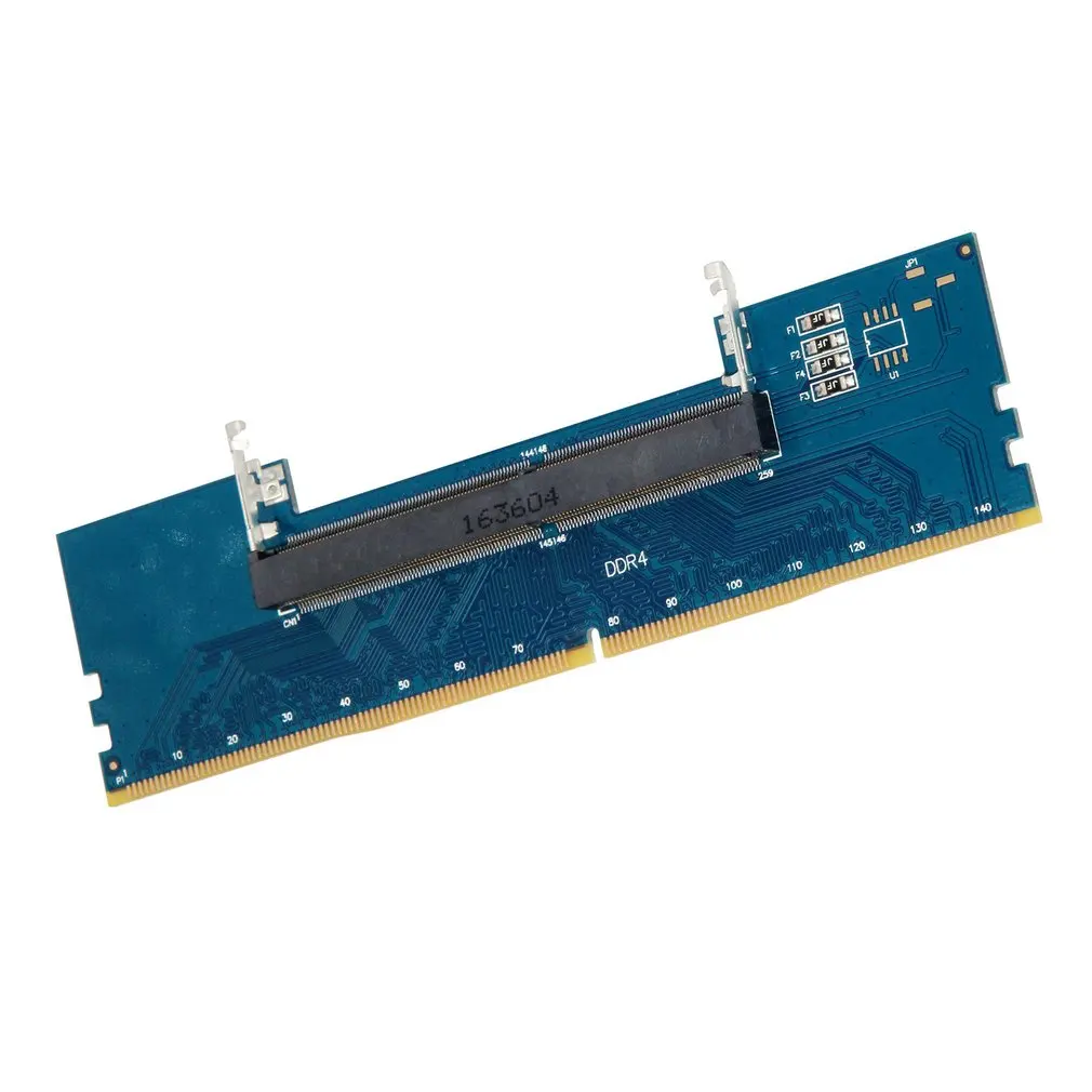 Laptop RAM DDR4 para área de Trabalho do Adaptador de Cartão de Memória Testador ENTÃO DIMM para DDR4 Conversor DIMM de memória RAM Placa de Expansão de Transferência Cartão