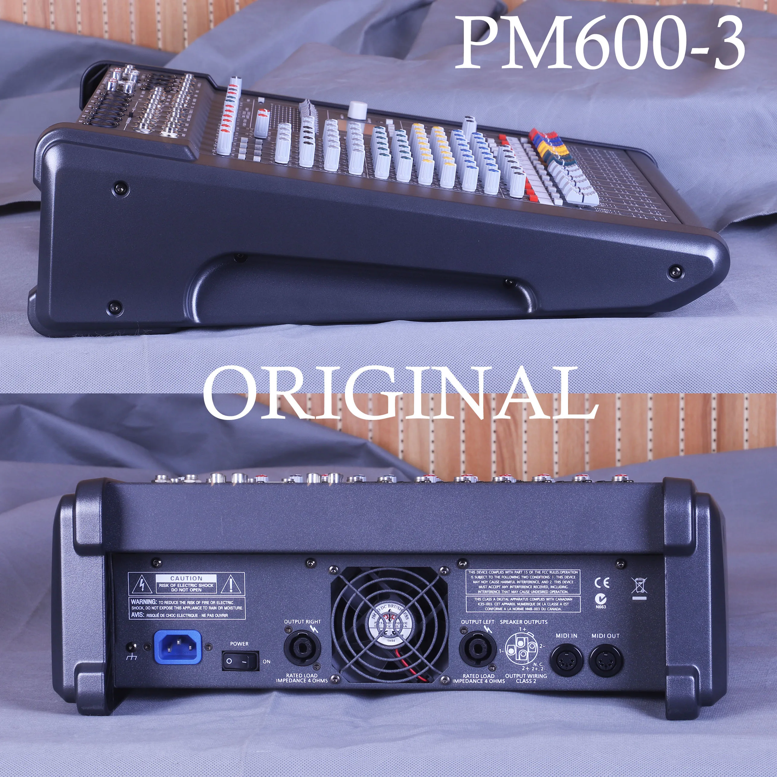 LCZ Qualidade SUPERIOR! PM600-3 / CMS600-3 Profissionais de Mixer de Áudio Alimentado mesa de Mistura Dupla 99 Efeitos Power Mixer Powermate 600-3
