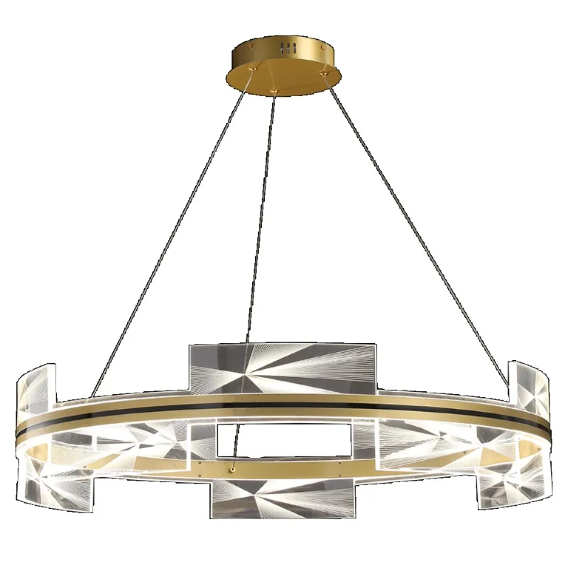 LED luminária Moderna circular simples viver atmosférica quarto de jantar Nórdicos luxo acrílico