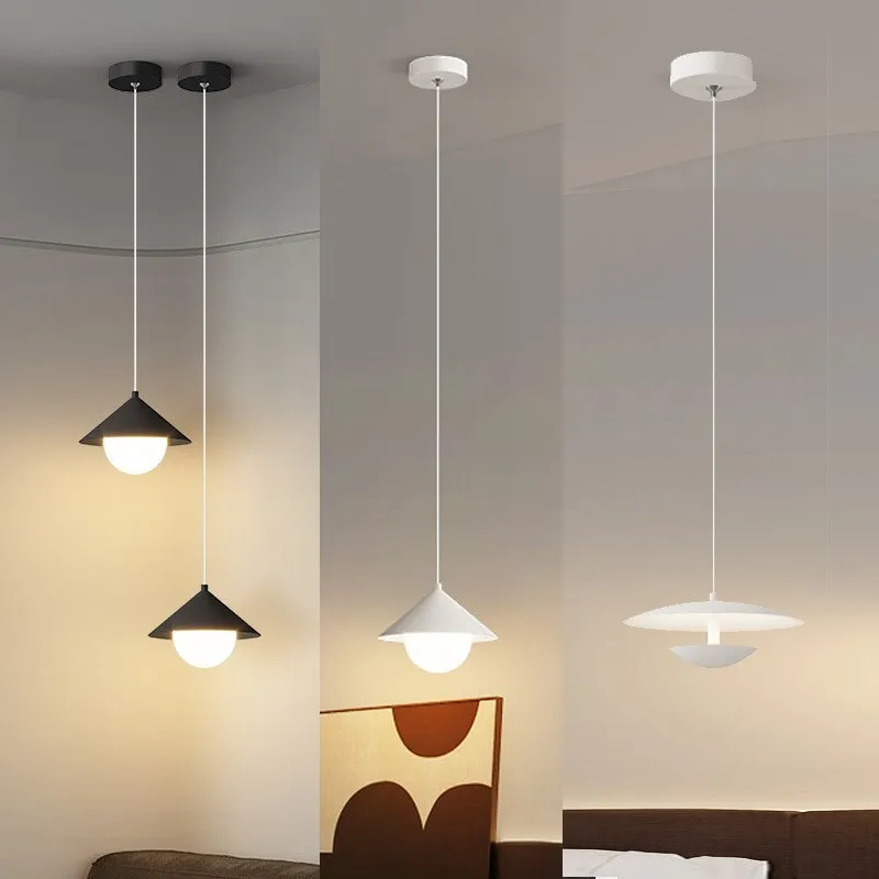 LED moderna luminária Pendente Minimalista Acrílico de Custo Eficaz Lâmpadas Para o Quarto de Cabeceira, Restaurante, Bar, Iluminação, Luminárias com Brilho