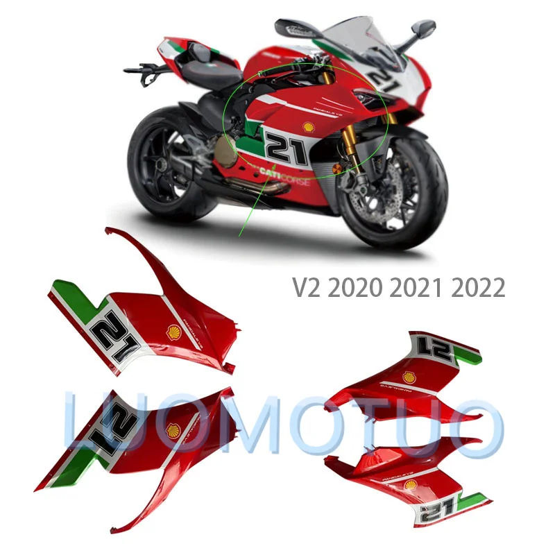 Moto De Big Bag Do Lado Do Prato Carenagem Ajuste Para A Ducati Panigale V2 2020-2022