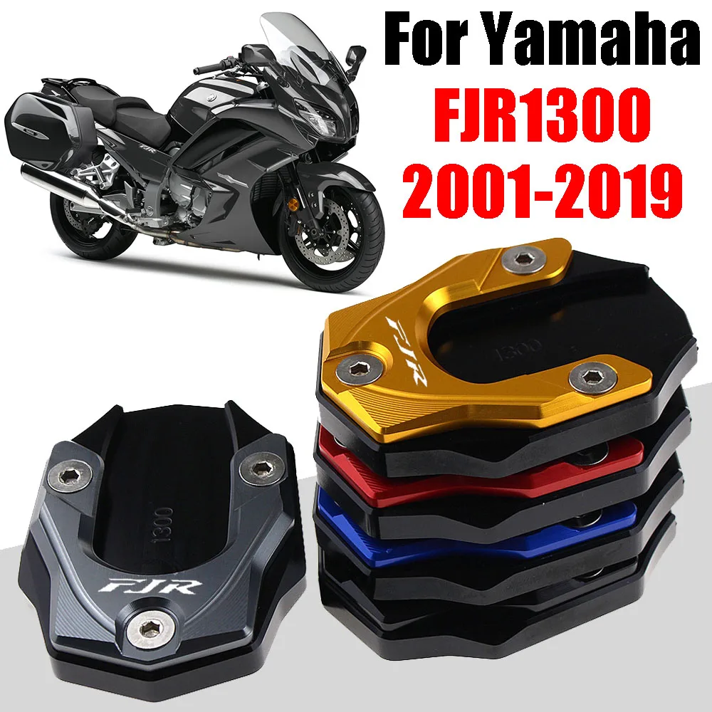 Moto Suporte de apoio de Pé do Lado do Stand Ampliador de Extensão Pad Placa de Suporte Para a Yamaha FJR1300 FJR 1300 2001 - 2019 Acessórios