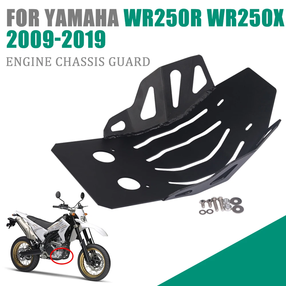 Motor de motocicleta de uma Cobertura de Protecção do Chassis Sob a Guarda de Placa protectora Acessórios Para YAMAHA WR250R WR250X WR 250R 250X 2008 - 2019