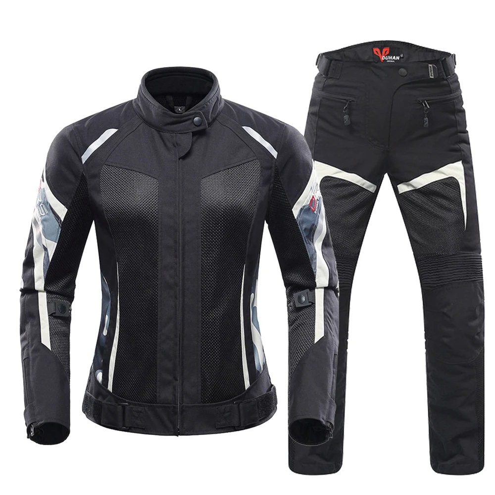 Mulheres de Ciclismo Terno Respirável Moto Jaqueta de Equipamento de Proteção Andar de Moto Casaco Tamanho S-XL Corrida Jaqueta de Terno