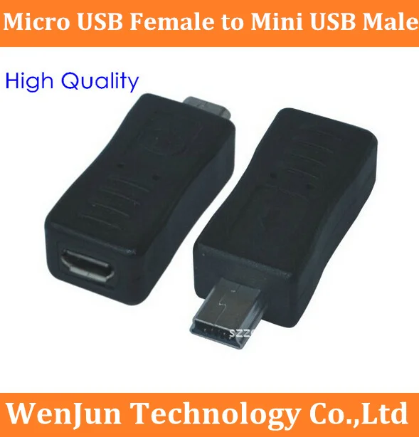 NOVO Micro USB Fêmea para Mini USB Macho Adaptador Conversor 20PCS/MUITO Alta Qualidade