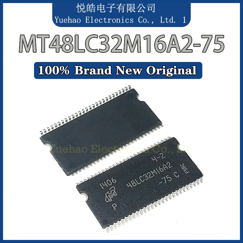 Novo Original MT48LC32M16A2-75 MT48LC32M16A2 MT48LC32M16 MT48LC32 IC MCU Flash TSOP-54