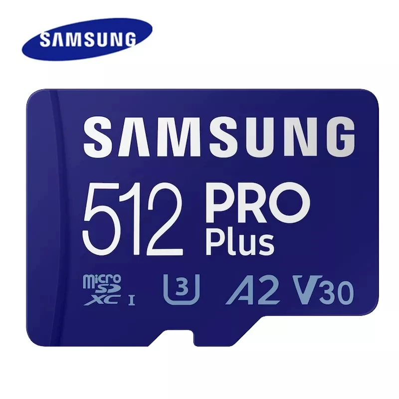 Novo Samsung Cartão de Memória PRO Plus MicroSD TF 128GB de 256GB 512gb 160MB/S Write120MB/S C10 U3 V30 Micro SD SDXC de Vídeo 4K Telefone