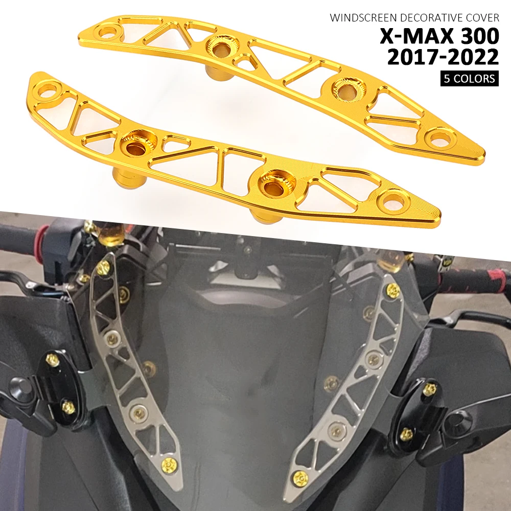 Novo Suporte de pára-Brisas Para a Yamaha XMAX300 XMAX 300 X-MAX300 2017 2018 2019 2020 2021 2022 Motocicleta de Alumínio Suportes de pára-brisa