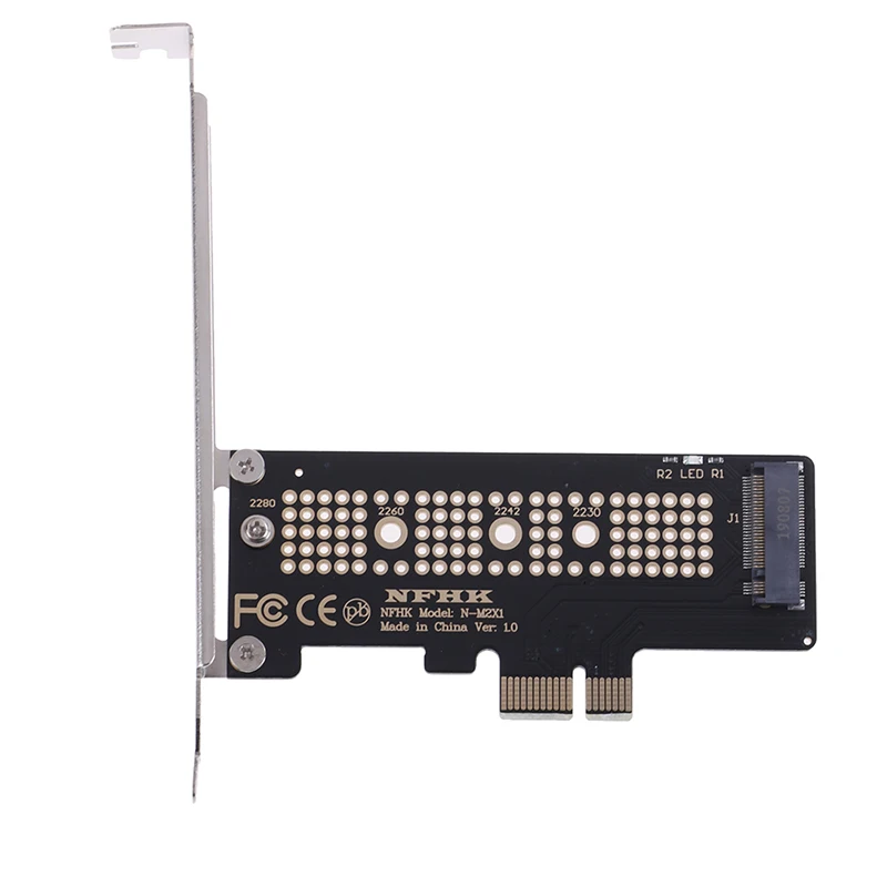 NVMe PCIe X4 X2 M. 2 NGFF SSD PCIe X1 Conversor Adaptador de Cartão PCIe X1 Para M. 2