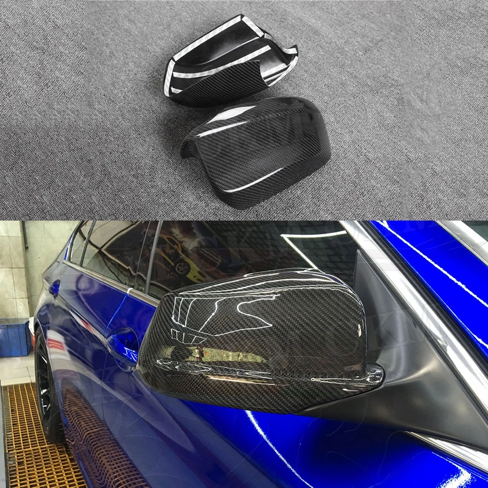 para a BMW X5 2011-2013 adicionar Em Estilo Fibra de Carbono Porta de Espelho de Vista Traseira capas de Acessórios para carros