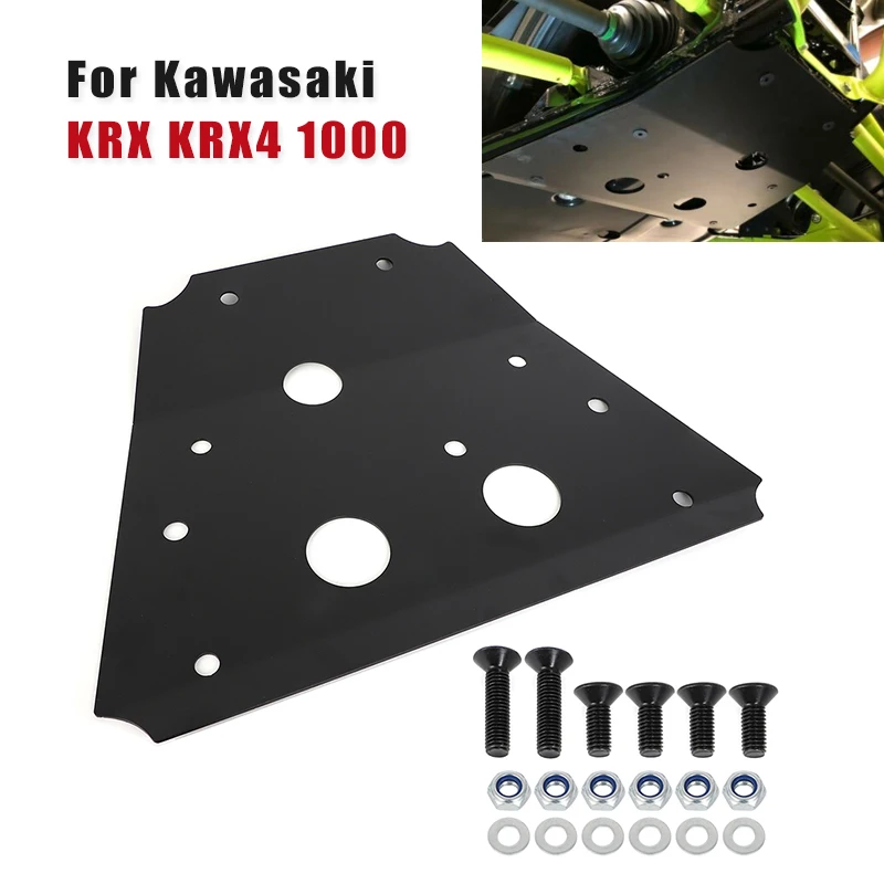 Para a Kawasaki KRX KRX4 1000 Chassi de Metal Protetor de Placa Parafuso de Transmissão de Placa protectora Peças de Atualização