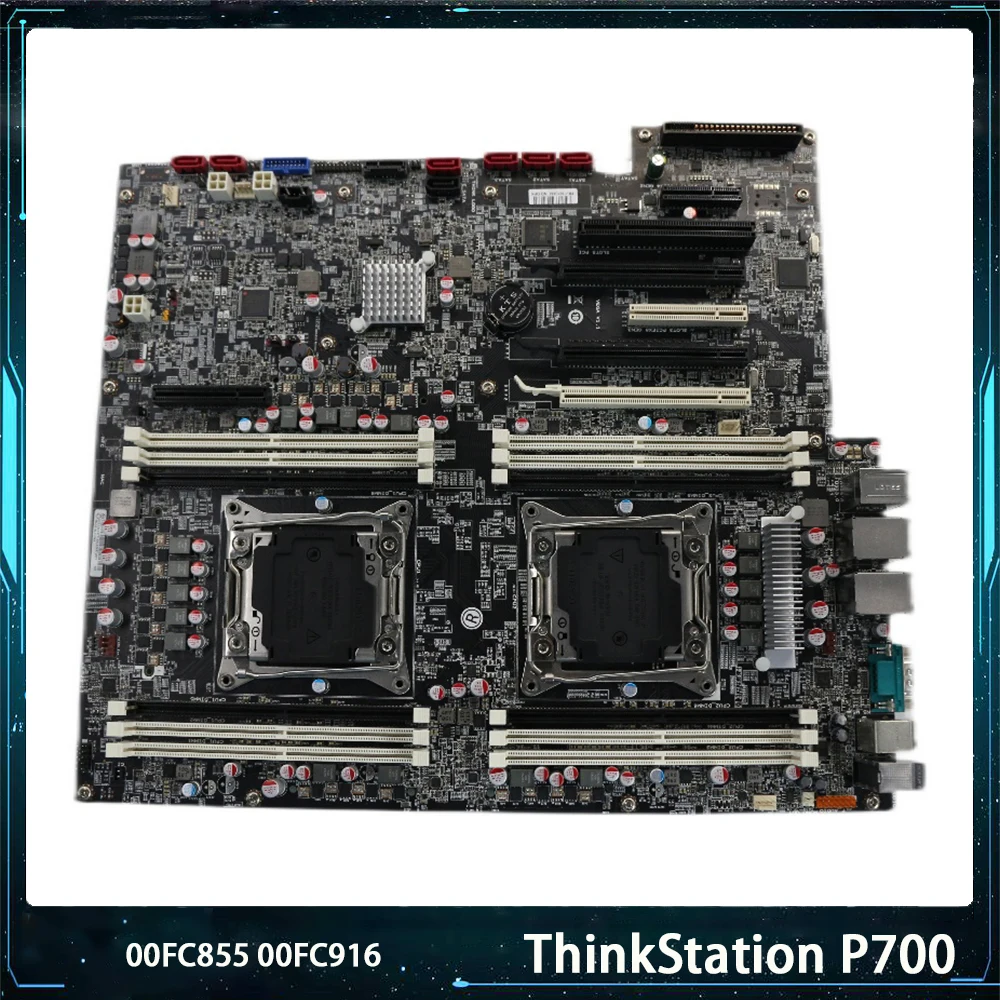 Para a Lenovo, ThinkStation P700 Estação de trabalho placa-Mãe X99 00FC855 0FC855 00FC916 0FC916 LGA2011 DDR4 100% Testado Navio Rápido