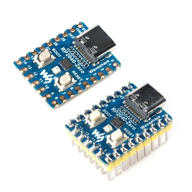 para Raspberry Pi Pico Microcontrolador Chip de Baixo Consumo de Energia, Alto Desempenho RP2040-Zero Chip