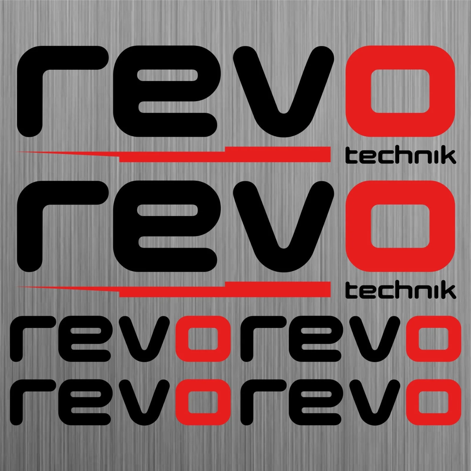 Para Revo Technik adesivo decalque carro conjunto de 6 Peças de Estilo Carro