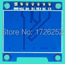 Placa de adaptador de 1,3 polegadas Tela OLED De 2,8-5,5 V 7 pino do SPI / IIC Interface vazia, Sem componentes eletrônicos