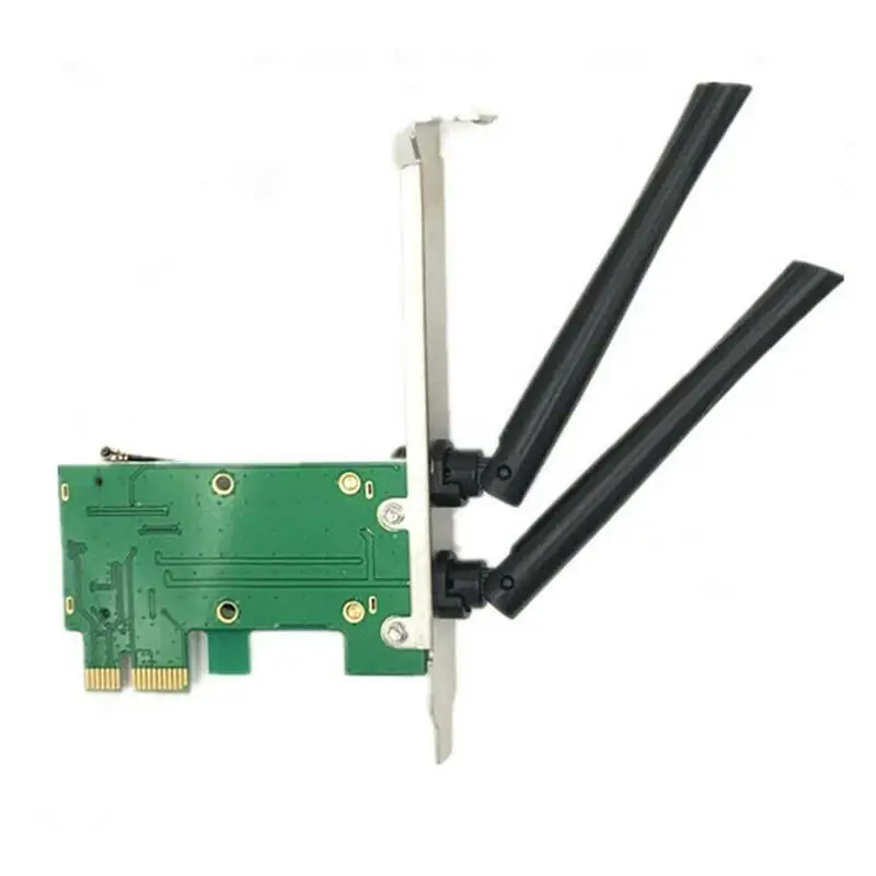 Placa de rede NIC Conversor Usado para wi-Fi Mini PCI E PCI-E1X Placa de Rede sem Fio E Dispositivos de Suporte de Cabo adaptador