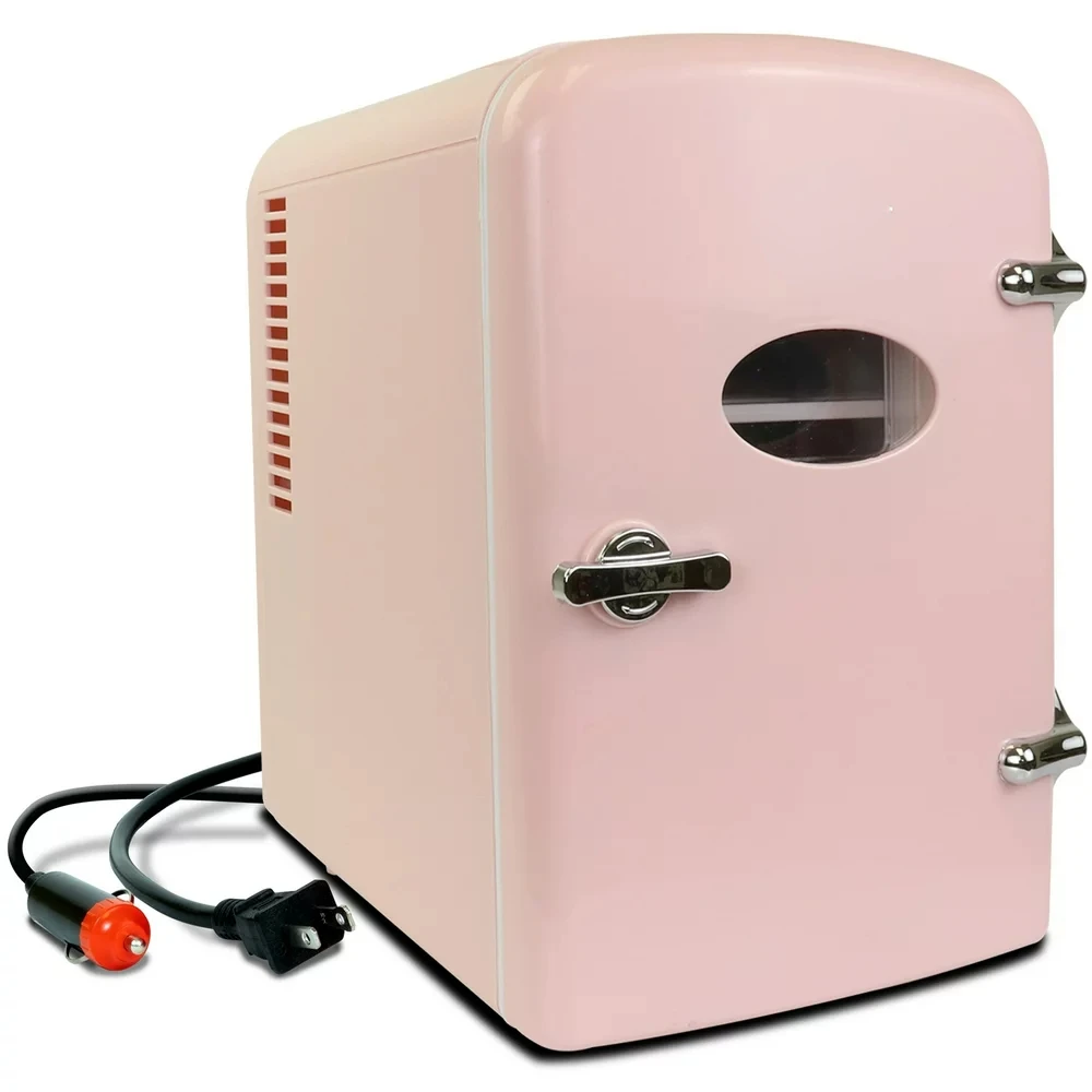 Pode o AC/ Retro Mini Refrigerador Pessoais Mini-Frigorífico Frigorífico,