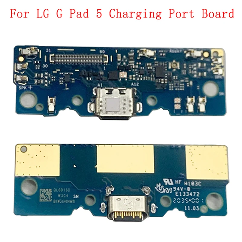 Porta de Carregamento USB Conector da Placa do cabo do Cabo flexível Para o LG G Pad 5 10.1 T600 Conector de Carregamento de Peças de Reparo