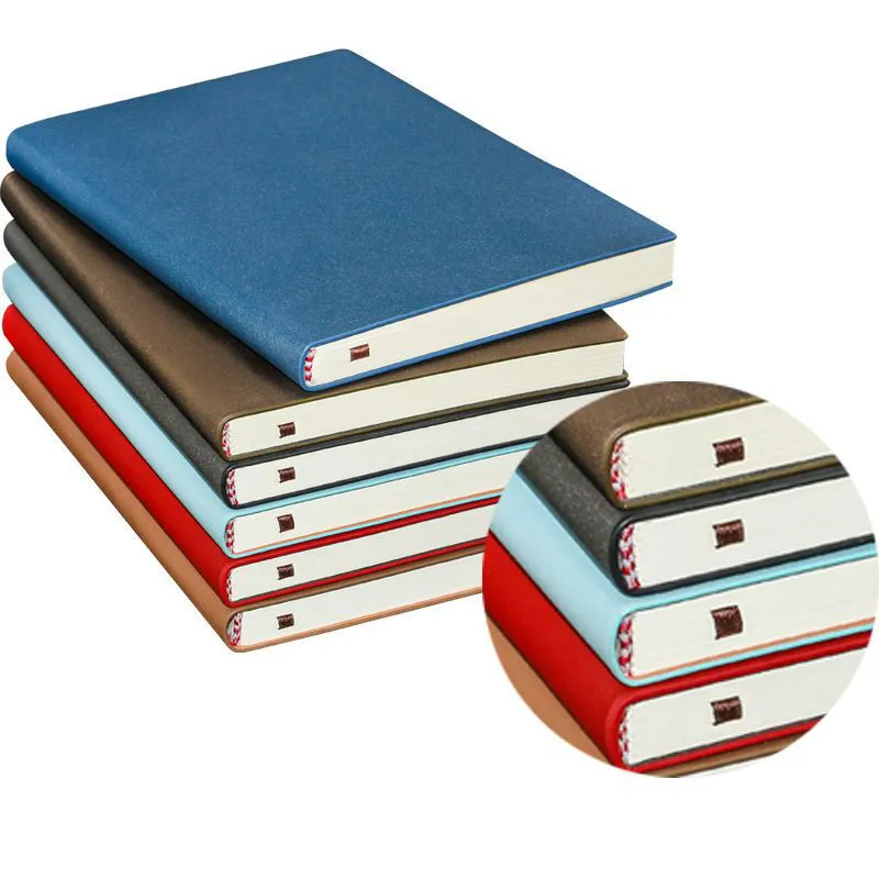 Portátil Cadernos A6 Viajantes Revistas de Escola Reunião no Escritório de Registro de bloco de notas,de Couro Macio Diarys,160pages,80gsm, Agenda 2023/24