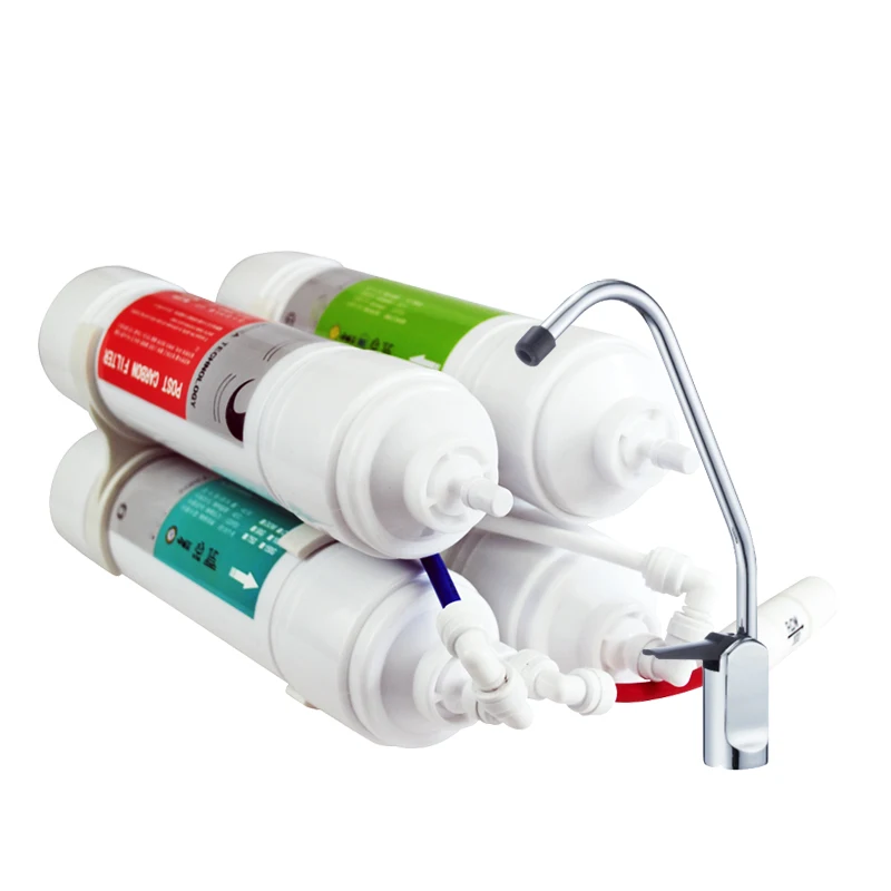 Portátil de 4 Fases do Sistema do RO de Água para uso Doméstico Purificador de PIR-4
