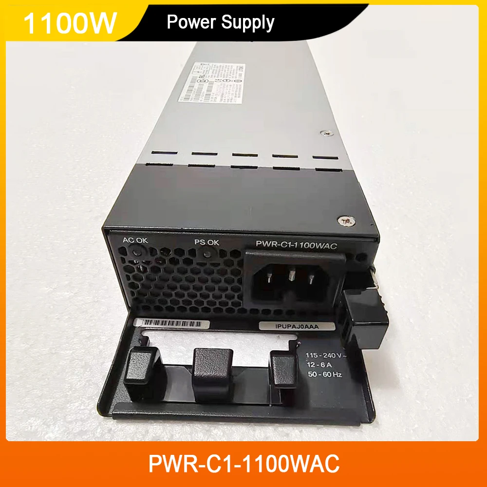 PWR-C1-1100WAC 1100 W Para Cisco Fonte de Alimentação 3850-48P/24P Série de Mudar de Alta Qualidade Navio Rápido