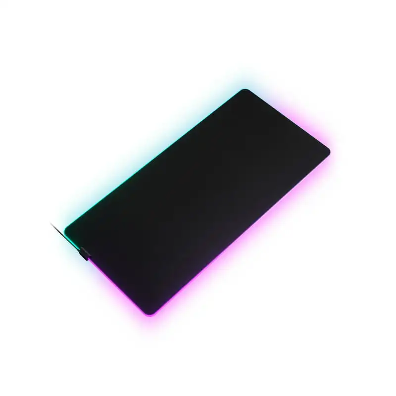 QCK Prisma Pano RGB Mousepad, Preto