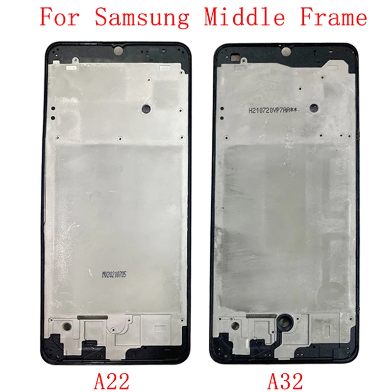 Quadro do meio LCD Placa de Moldura de Painel de Chassis de Habitação Para Samsung A22 A32 Telefone Metal Quadro do Meio Peças de Reparo