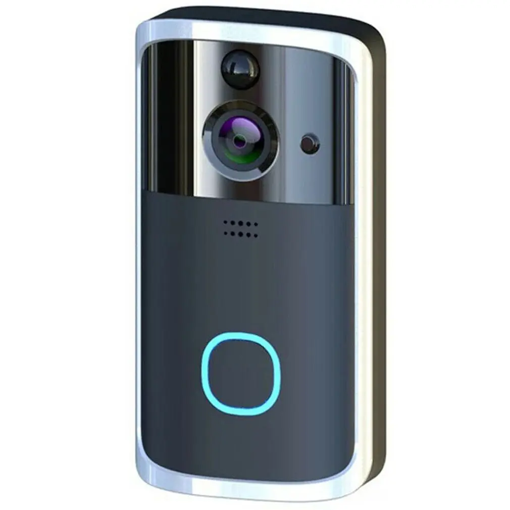 Smart Campainha sem Fio wi-Fi Câmera de Vídeo de Telefone de Bell Intercom Segurança Home M7 V5 720P Seguro Campainha sem Fio wi-Fi Câmera