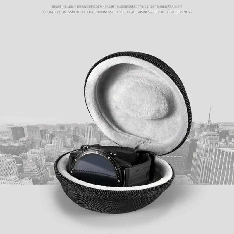Smartwatch, mala de Viagem de Armazenamento de Caixa de EVA Assistir Protetor Portátil Jóias estojo Rígido para Relógios de pulso