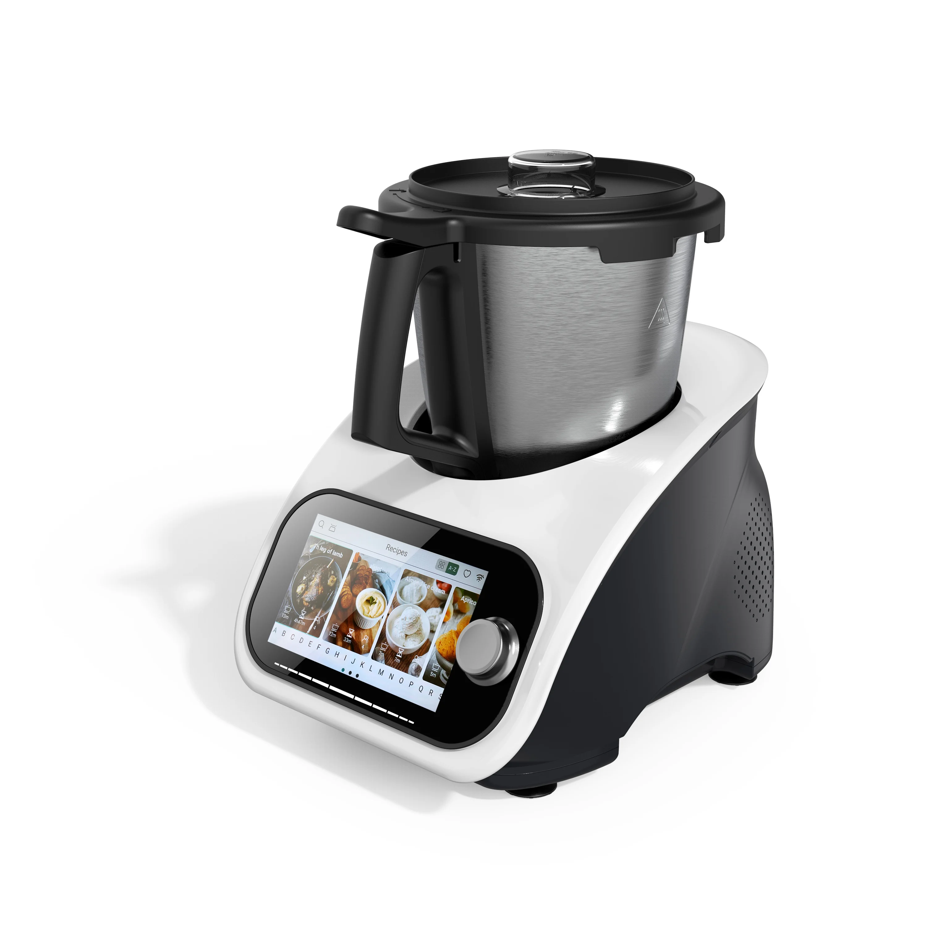 SUPRASCO Multi função com visor colorido receitas integradas escalas termo de alimentos misturador de cozinha, máquina de fogão inteligente robot de cozinha