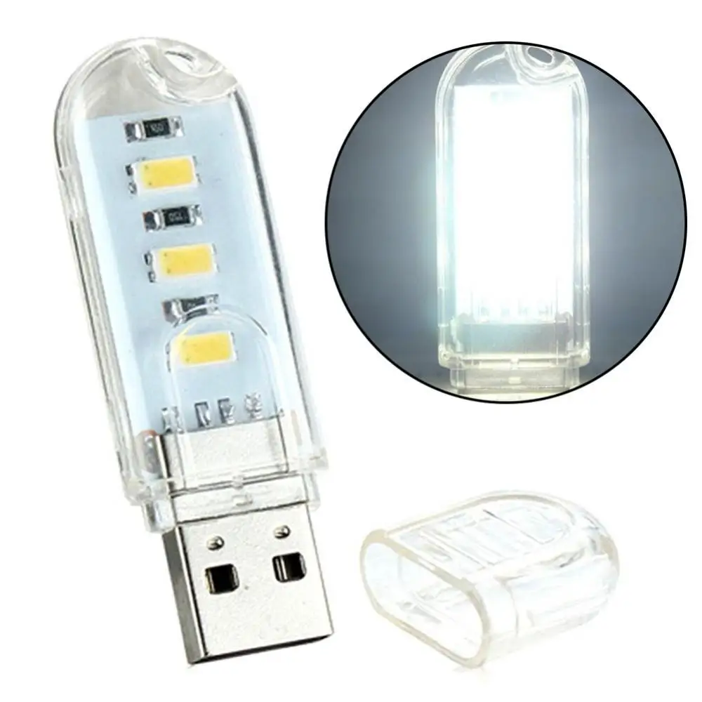 USB portátil de Luz de Alta-luz da Noite de Luz LED Mini Teclado de Computador Tabela de Candeeiros de Luz USB Gadget