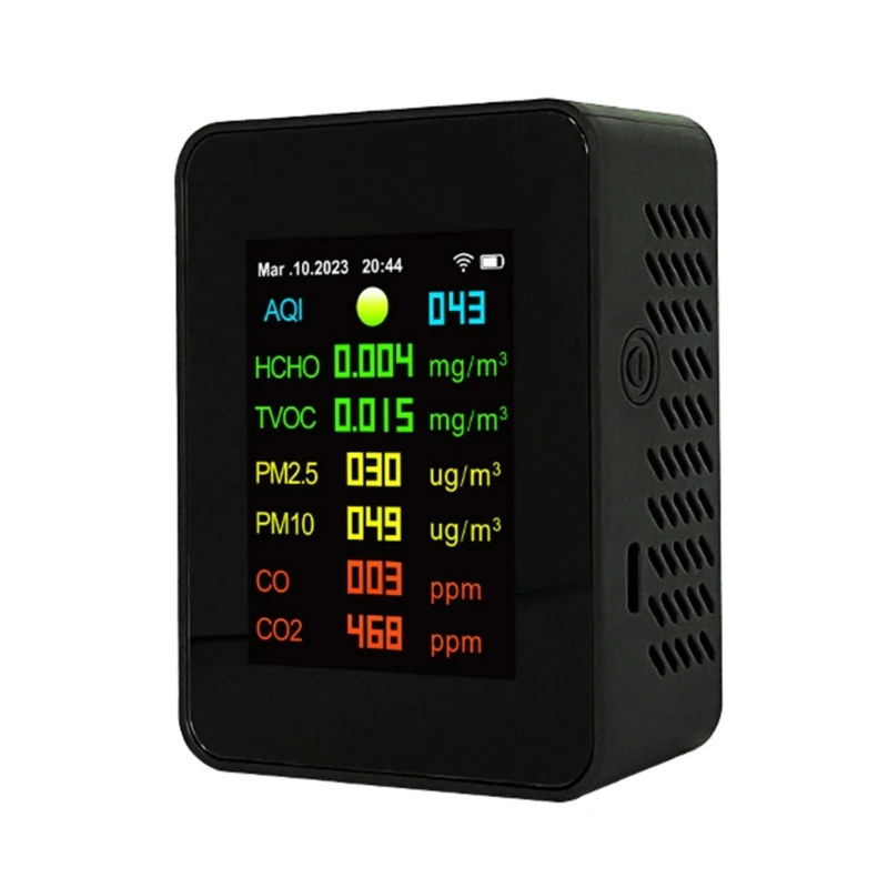 W3JA PM2.5 PM10-COVT de Formaldeído do Ar-Análise da Qualidade do Monitor do Sensor em Tempo Real do Medidor
