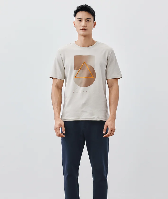 W4323 - Verão novos homens de camisa de manga curta T-shirt de moda norte-Americano, impresso em torno do pescoço T-shirt