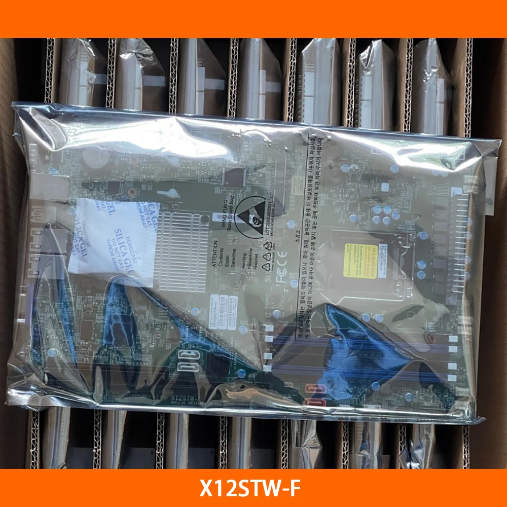 X12STW-F C256 LGA-1200 Proprietário WIO 128GB DDR4-3200MHz 8XSATA 3 Para Supermicro placa-Mãe do Servidor de Alta Qualidade Navio Rápido