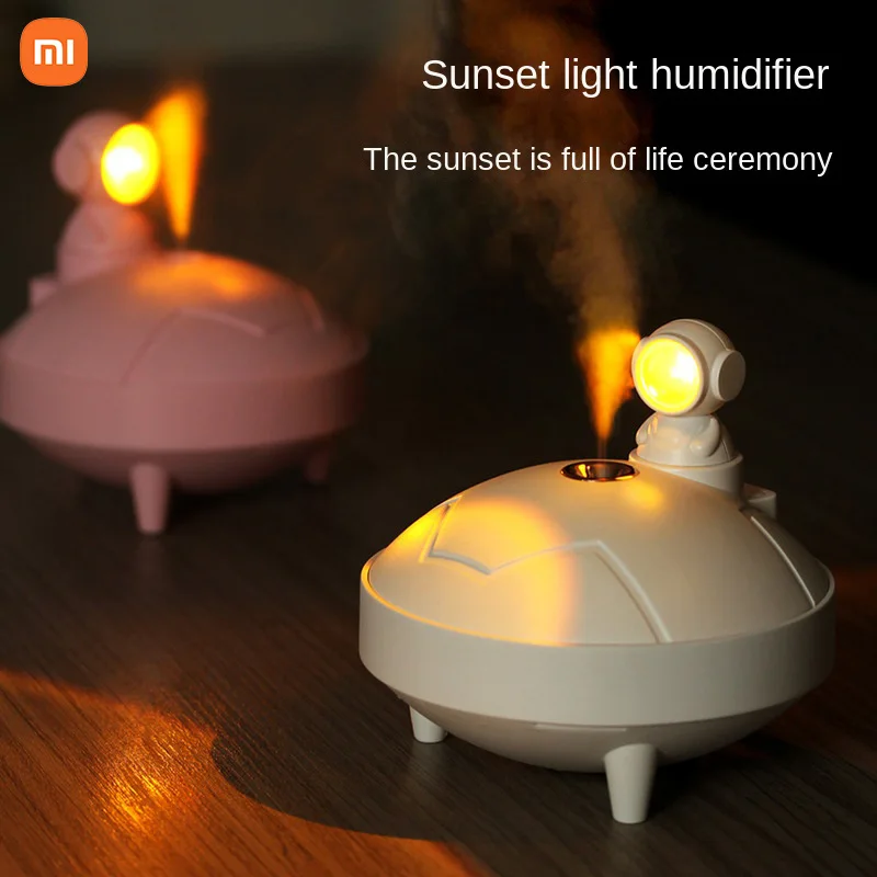 Xiaomi Mijia Astronauta Mini Umidificador de Ar Pulverizador de Projeção pôr do Sol Luz do Óleo Essencial de Aromaterapia Difusor Portátil para o Lar