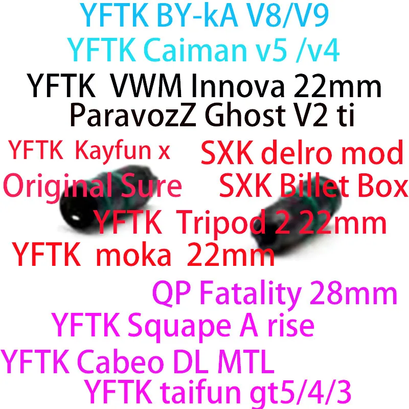 YFTK VWM Innova Culpa MTL 415 S61 moka SQuape Um aumento flash 17mm kayfun x plus-kA v8 v9 sxk bb Delro-se de que o tanque de arte de autopeças