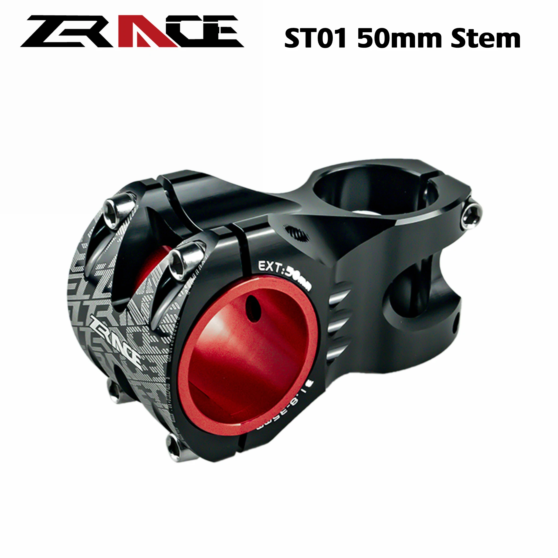 ZRACE MTB 50mm-Tronco, 0 Grau de Ultraleve 156g, CNC, 35mm / 31,8 mm Guidão, Para AM / Enduro / DJ, serviço de Instalação de calibre 28.6 mm